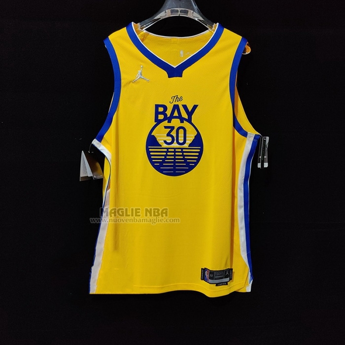Maglia
 Stephen Curry NO 30 Golden State Warriors Statement Autentico
 2022 Or

